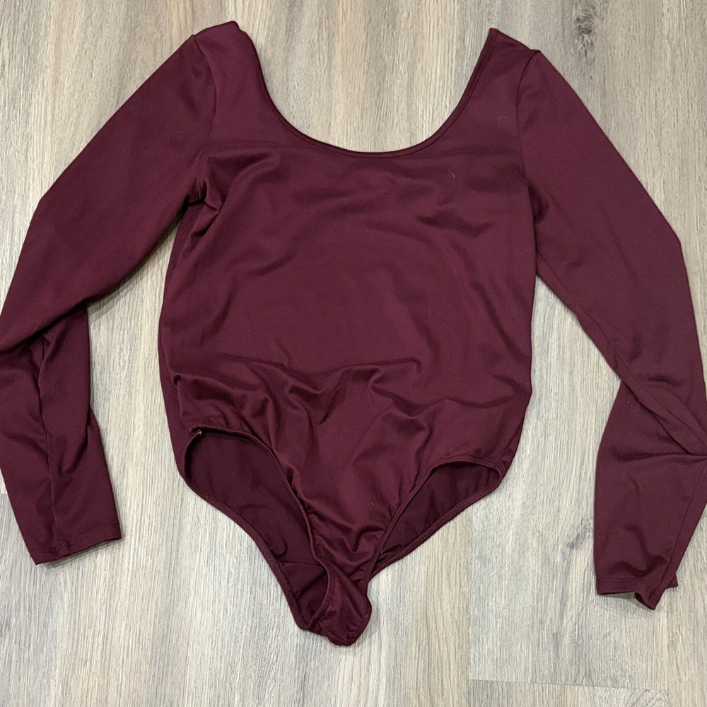 Ardene Basic and Burgundy bodysuit
